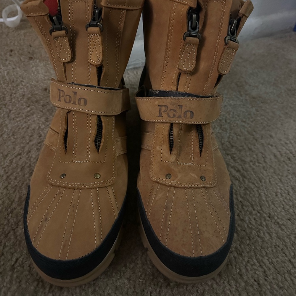 Polo by Ralph Lauren Brown and Black Boots